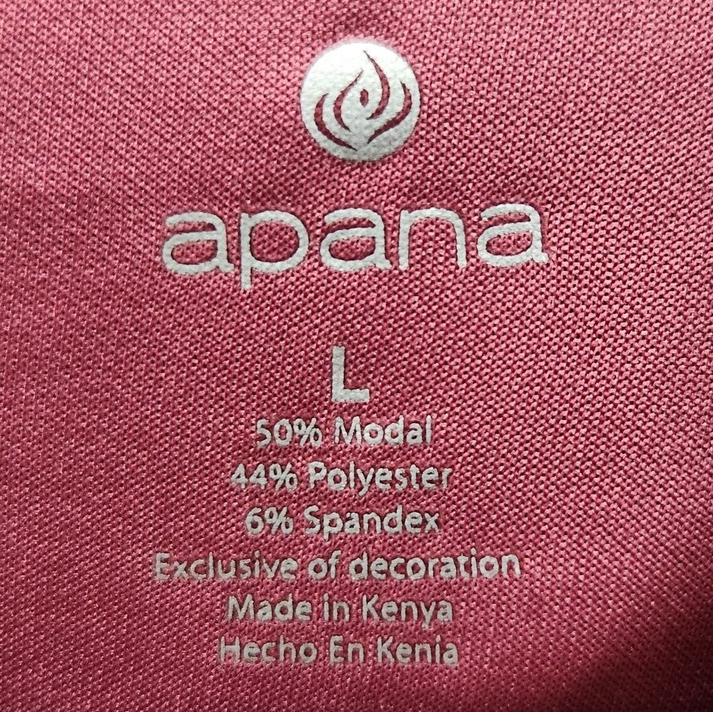 Womens Maroon Apana Lightweight Hoodie Sweatshirt Large Yoga Fitness Soft - Picture 4 of 11